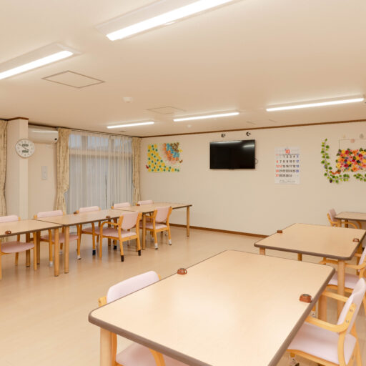 株式会社クローバー「シニアホームいこい」の居室・設備：栃木県那須塩原市-介護-シニアホームいこい-共用スペース