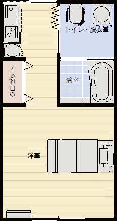 シニアホームいこいの間取り図