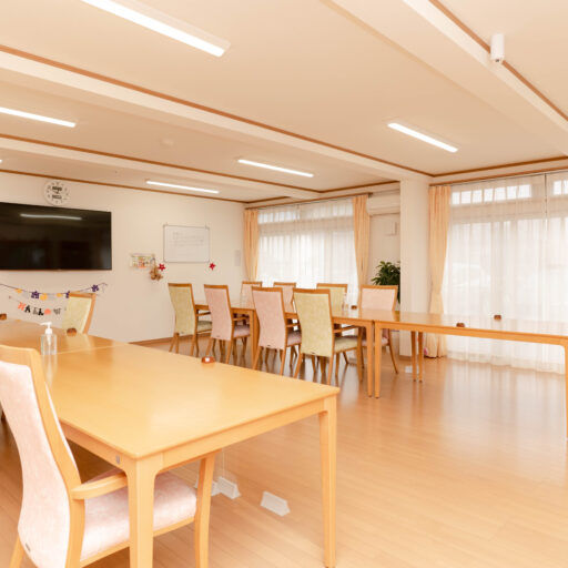 株式会社クローバー「シニアホームみさか」の居室・設備：福島県白河市-介護-シニアホームみさか-共用スペース
