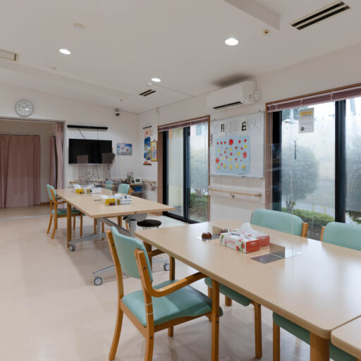 株式会社クローバー「シニアホームせせらぎ」の居室・設備：福島県須賀川市-介護-シニアホームせせらぎ-共有スペース
