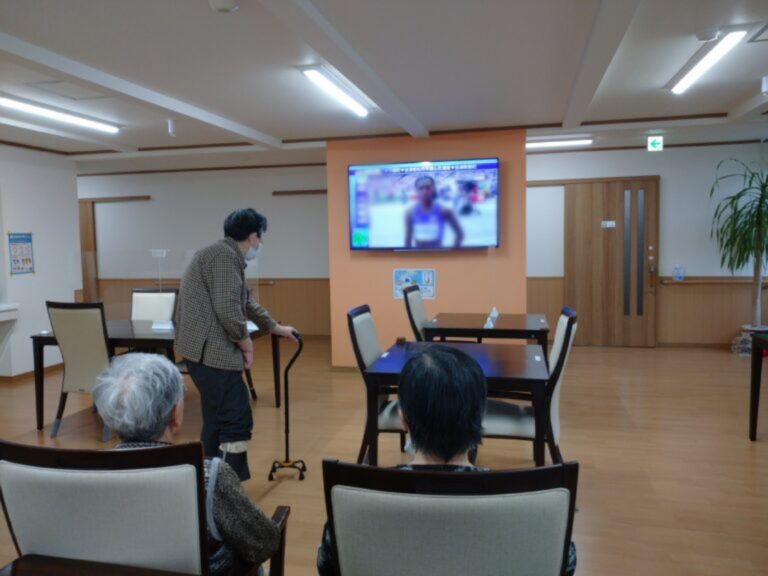 福島県の介護施設の入居者様の様子です。